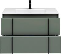 Тумба под раковину Allen Brau Reality 90 1.32006.CGM подвесная Олива матовая — фото 7, Тумбы под раковину