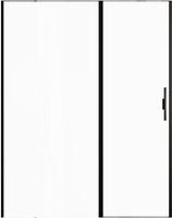 Душевая дверь Allen Brau Priority 160 3.31039.BBA профиль Черный браш стекло прозрачное — фото 29, Распашные душевые двери