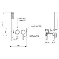 Товар: Смеситель для душа встраиваемый Webert Elio , хром арт-EL860512015 - фото 2 Смеситель для душа встраиваемый Webert Elio , хром арт-EL860512015 — фото 2, Встраиваемые смесители для душа