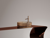 Раковина-чаша Ceramicanova Cristal 36 CN6058 Бежевая — фото 24, Раковины накладные