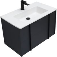 Тумба под раковину Allen Brau Reality 80 1.32005.AM подвесная Антрацит матовый — фото 6, Тумбы под раковину