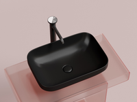 Раковина-чаша Ceramicanova Element 50 CN6055MB Черная матовая — фото 3, Раковины накладные