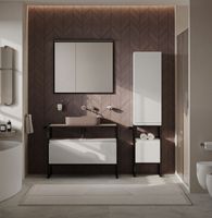 Шкаф пенал Allen Brau Priority 40 R 1.31005.WM Белый матовый — фото 16, Пеналы для ванной комнаты