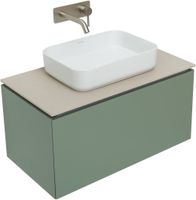 Тумба под раковину Allen Brau Infinity 85 1.21002.CGM подвесная Олива матовая — фото 12, Тумбы под раковину