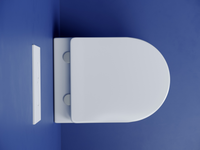 Унитаз Ceramicanova Metropol CN4002T подвесной Белый с сиденьем Микролифт — фото 8, Подвесные унитазы