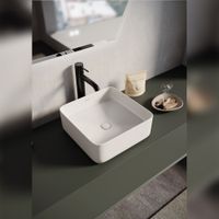 Раковина чаша Terminus Ватикан , белый арт-05RN37x37x13W — фото 4, Раковины накладные