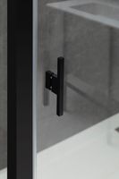 Душевой уголок Allen Brau Priority 140x80 3.31012.BBA + 3.31015.BBA черный браш 3.31012.BBA + 3.31015.BBA — фото 8, Прямоугольные душевые уголки