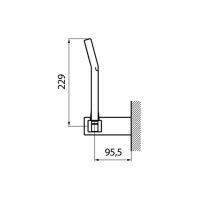 Товар: Душевой гарнитур Webert Shower Set AC0114015, хром - фото 2 Душевой гарнитур Webert Shower Set AC0114015, хром — фото 2, Душевые гарнитуры на держателе