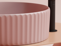 Раковина-чаша Ceramicanova Element 36 CN6057MP Розовая матовая — фото 4, Раковины накладные