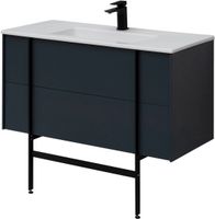 Тумба под раковину Allen Brau Reality 100 1.32007.AM подвесная Антрацит матовый — фото 20, Тумбы под раковину