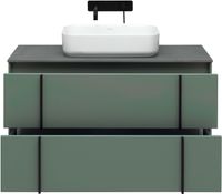 Тумба под раковину Allen Brau Reality 100 1.32007.CGM подвесная Олива матовая — фото 42, Тумбы под раковину
