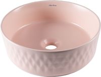 Раковина-чаша Allen Brau Fantasy Romb 36 Розовая арт-4.11033.SM — фото 1, Раковины накладные
