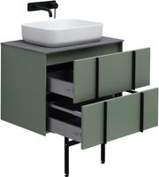 Тумба под раковину Allen Brau Reality 70 1.32004.CGM подвесная Олива матовая — фото 24, Тумбы под раковину