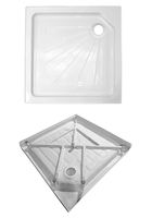 Душевой поддон из АБС-пластика Ceruttispa Q91 90х90 Белый — фото 4, Душевые поддоны АБС-пластик