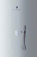 Душевая система Allen Brau Priority 5.31014-00 с термостатом Хром — фото 9, Встраиваемые душевые комплекты