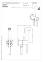 Товар: Гигиенический душ со смесителем Graffio Stella , брошированная бронза арт-KSPAT101-07BS - фото 2 Гигиенический душ со смесителем Graffio Stella , брошированная бронза арт-KSPAT101-07BS — фото 2, Гигиенические души