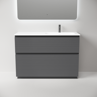 Тумба напольная SANCOS Folk Floor правая 1190х445х850, c двумя ящиками оснащенными доводчиками, Grey soft, арт.FL120FRGS — фото 1, Тумбы под раковину