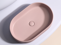 Раковина-чаша Ceramicanova Element 61 CN6048MP Розовая матовая — фото 17, Раковины накладные