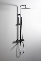 Душевая система Allen Brau Priority 5.31A10-31 Черная матовая — фото 22, Душевые стойки