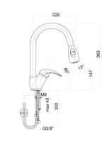 Товар: Смеситель для кухни Fiore NEXUS , хром арт-43CR4397 - фото 2 Смеситель для кухни Fiore NEXUS , хром арт-43CR4397 — фото 2, Смесители для кухни