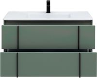Тумба под раковину Allen Brau Reality 100 1.32007.CGM подвесная Олива матовая — фото 62, Тумбы под раковину