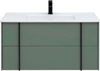 Тумба под раковину Allen Brau Reality 100 1.32007.CGM подвесная Олива матовая — фото 60, Тумбы под раковину