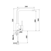 Смеситель для кухни Webert London , хром арт-LO940302015 — фото 2, Смесители для кухни
