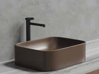 Раковина-чаша Ceramicanova Element 51 Темно-коричневая матовая арт-CN6052MDB — фото 13, Раковины накладные