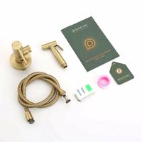 Товар: Гигиенический душ со смесителем Splenka , сатин золотой арт-S221.52.03 - фото 8 Гигиенический душ со смесителем Splenka , сатин золотой арт-S221.52.03 — фото 8, Гигиенические души