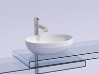 Раковина-чаша Ceramicanova Element 50 CN6056 Белая глянцевая — фото 7, Раковины накладные