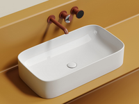 Раковина-чаша Ceramicanova Element 71 CN6054 Белая глянцевая — фото 11, Раковины накладные