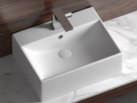 Раковина Ceramicanova Element 50 CN6040 Белая — фото 4, Раковины накладные