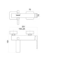 Товар: Смеситель на борт ванны Fiore KUBE , белый арт-100BB8551 - фото 2 Смеситель на борт ванны Fiore KUBE , белый арт-100BB8551 — фото 2, Смесители на борт ванны