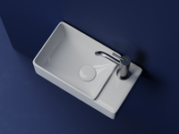 Раковина Ceramicanova Element 40 CN5045 Белая — фото 8, Мини-раковины