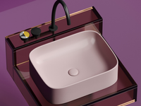 Раковина-чаша Ceramicanova Element 51 CN6052MP Розовая матовая — фото 17, Раковины накладные