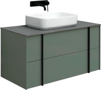 Тумба под раковину Allen Brau Reality 100 1.32007.CGM подвесная Олива матовая — фото 46, Тумбы под раковину