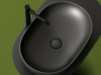 Раковина-чаша Ceramicanova Element 60 Темный антрацит матовый арт-CN6047MDH — фото 14, Раковины накладные