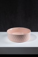 Раковина-чаша Allen Brau Fantasy Romb 36 Розовая арт-4.11033.SM — фото 9, Раковины накладные