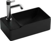 Товар: Раковина Ceramicanova Element 40 CN5046MB Черная матовая - фото 4 Раковина Ceramicanova Element 40 CN5046MB Черная матовая — фото 4, Мини-раковины