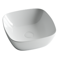 Раковина-чаша Ceramicanova Element 40 Белая арт-CN5006 — фото 2, Раковины накладные