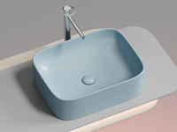 Раковина-чаша Ceramicanova Element 51 CN6052ML Голубая матовая — фото 11, Раковины накладные