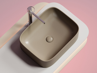 Раковина-чаша Ceramicanova Element 51 CN6052MC Капучино матовая — фото 9, Раковины накладные