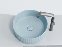 Раковина-чаша Ceramicanova Element 36 CN6057ML Голубая матовая — фото 10, Раковины накладные