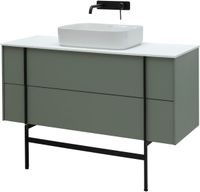 Тумба под раковину Allen Brau Reality 120 1.32008.CGM подвесная Олива матовая — фото 6, Тумбы под раковину