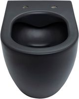 Унитаз Allen Brau Reality 4.32006.31 подвесной Черный матовый без сиденья — фото 10, Подвесные унитазы