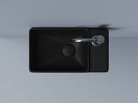 Товар: Раковина Ceramicanova Element 40 CN5045MB Черная матовая - фото 9 Раковина Ceramicanova Element 40 CN5045MB Черная матовая — фото 9, Мини-раковины
