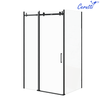 Товар: Душевой уголок Ceruttispa Ceza's 120x90 120B профиль Черный стекло прозрачное - фото 4 Душевой уголок Ceruttispa Ceza's 120x90 120B профиль Черный стекло прозрачное — фото 4, Прямоугольные душевые уголки