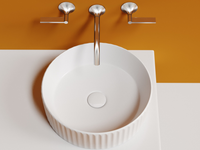 Раковина-чаша Ceramicanova Element 36 CN6057 Белая глянцевая — фото 10, Раковины накладные