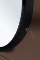 Зеркало Allen Brau Infinity 50 1.21016.BL с подсветкой Черное с сенсорным выключателем — фото 9, Зеркала в ванную комнату