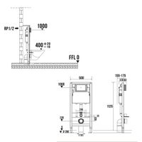Товар: Система инсталляции для подвесного унитаза 4 в 1 Terminus, с клавишей 31i50х112R - фото 2 Система инсталляции для подвесного унитаза 4 в 1 Terminus, с клавишей 31i50х112R — фото 2, Инсталляции для унитазов
